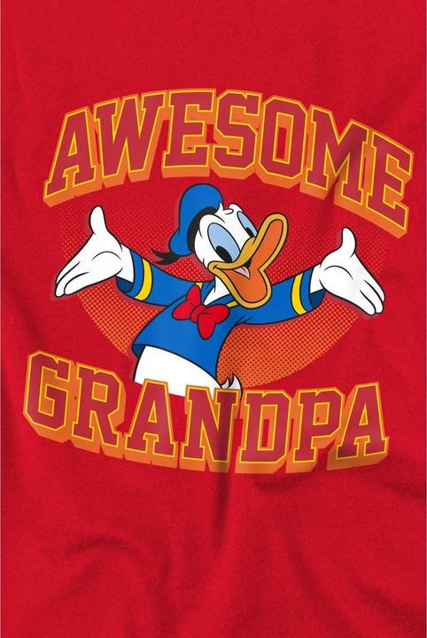 Actual product image Disney Mens Awesome Grandpa Donald Duck T-Shirt (XL)