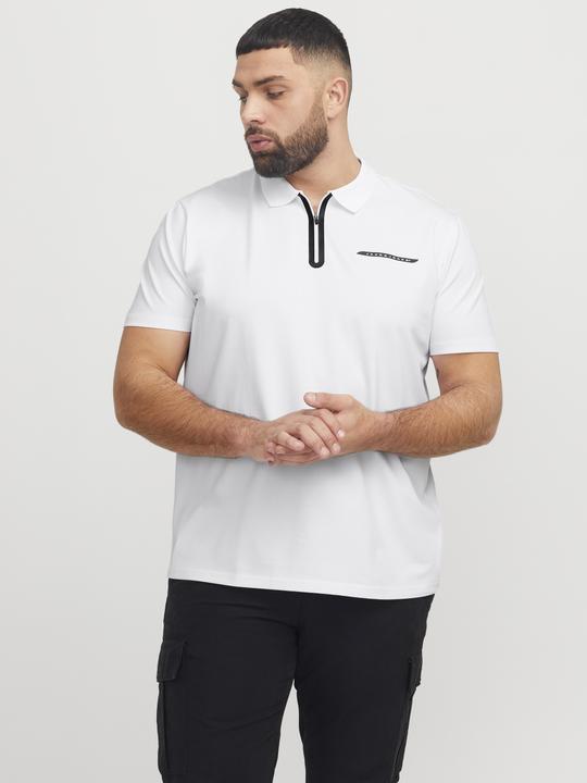 Actual product image Jack & Jones Plus Size Gedruckt Poloshirt Poloshirt (5XL)