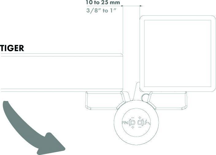 Actual product image Locinox Gate hinge and gate closer TIGER (Outdoor)