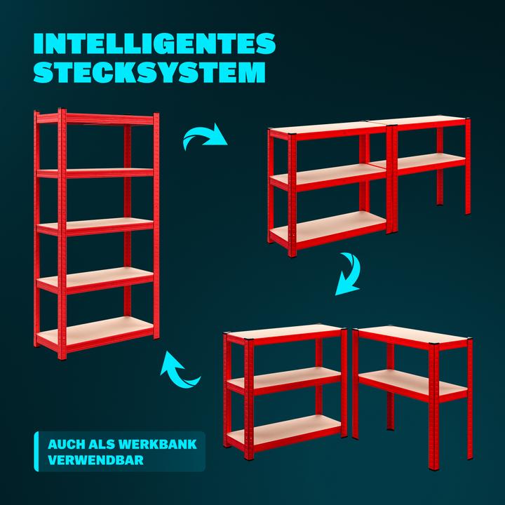 Actual product image Monzana 2x heavy duty shelf