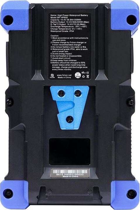 Actual product image Fxlion High Power 559 Wh, V-Mount (Camera battery)
