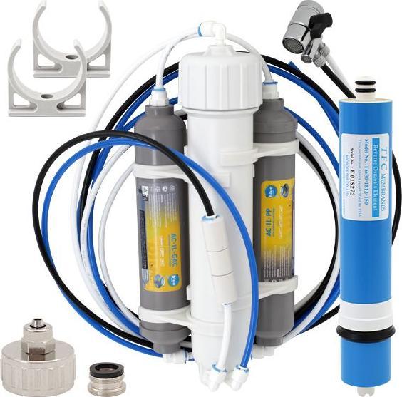 Alternativ RO3 Sistema mobile a osmosi inversa a 3 stadi 150 GPD (Acqua salata, Acqua dolce)