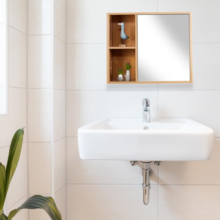 Image du produit Relaxdays Armoire de toilette (54.5 x 20 x 45 cm)