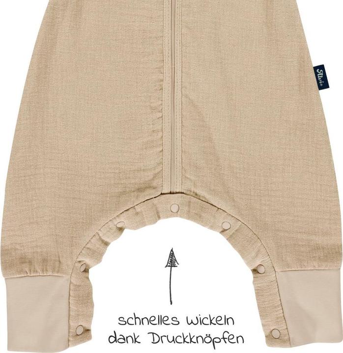 Produktbild Alvi Schlafsäcke Sommer-Schlafsack mit Füssen Musselin / Sleep-Overall (0.5 TOG)