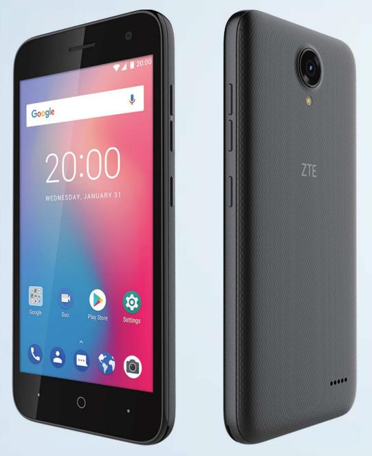 ZTE Blade L7A (16 GB, Black, 5", Single SIM, 8 Mpx, 3G)