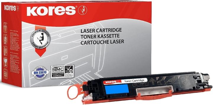 Kores Toner for hp Colour LaserJet M176/M177 cyan capacity approx. 1.100 pages with chi