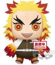 Actual product image Banpresto Demon Slayer Super Big Plush Kyojuro Rengoku 32cm