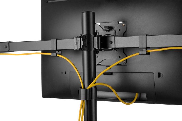 Image du produit InLine Support de table, pour 3x écran LCD/LED jusqu'à 81cm (32"), max. 7kg, noir (Tables, 32")