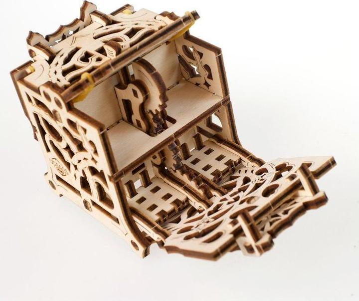 Actual product image Ugears Cube container 3D wooden puzzle