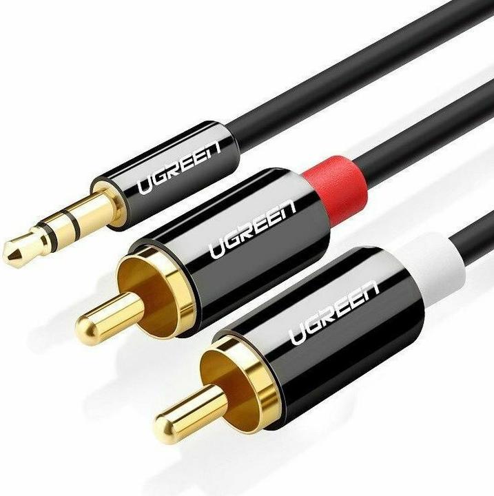 Produktbild Ugreen 2x RCA – 3.5mm Klinke (2 m, Cinch, 3.5mm Klinke (AUX))