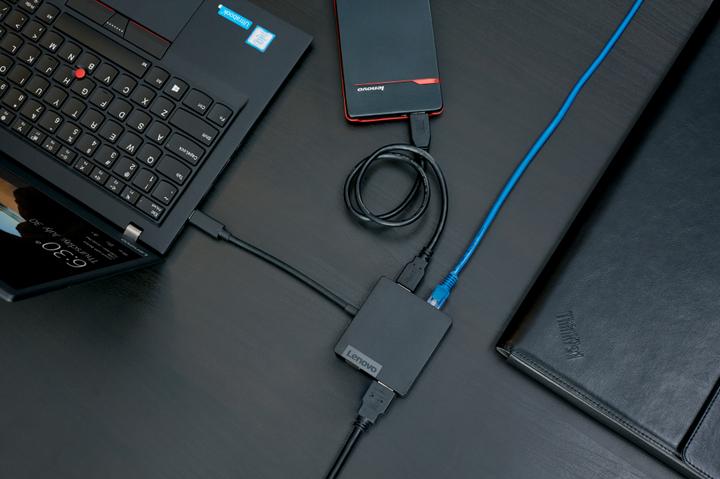 Produktbild Lenovo USB-C Adapter (USB-C, 2 Ports)
