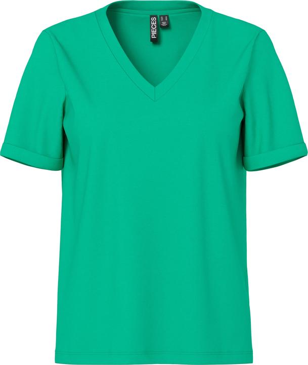 Pieces Pcria Ss V-Neck Solid Tee Noos