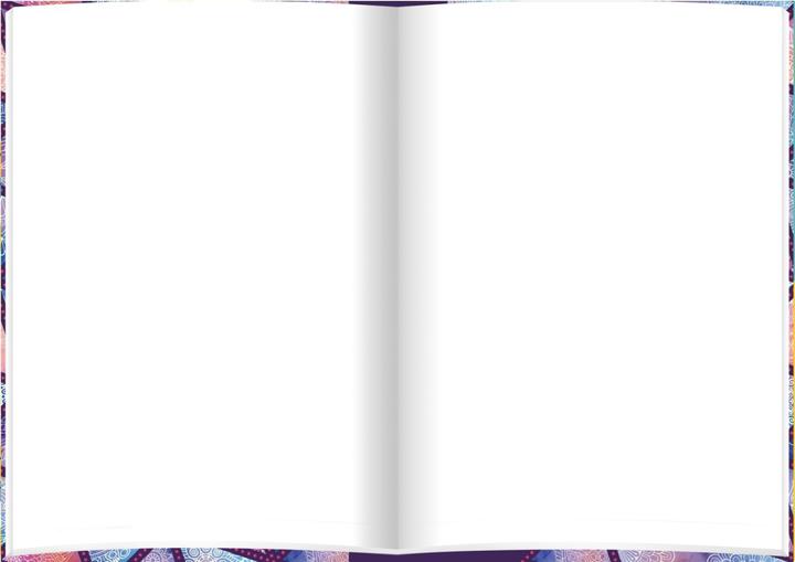 Actual product image Rnk Publisher's notebook "Indian Mandala", DIN A5, blank (A5, Plain, Hardcover)