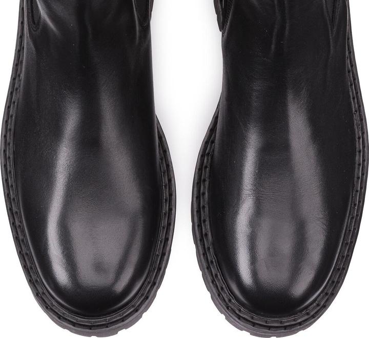 Image du produit La Redoute Collections Bottes chelsea en cuir Signature (42)