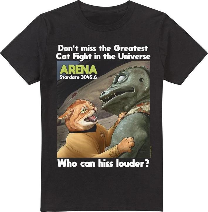 Actual product image Mens Cat Fight T-Shirt (S)