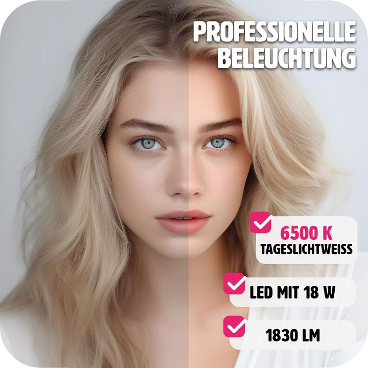 Produktbild tectake 2 Studioleuchten (Studioleuchte)