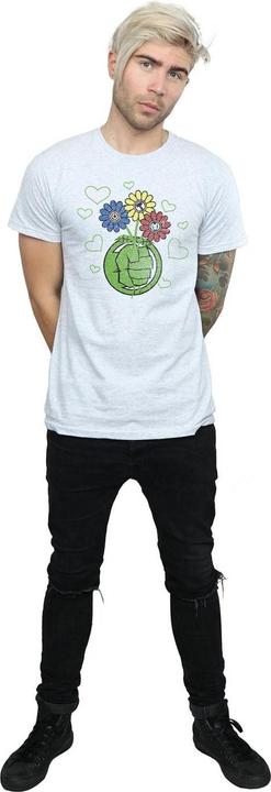 Actual product image Mens Hulk Flower Fist T-Shirt (S)