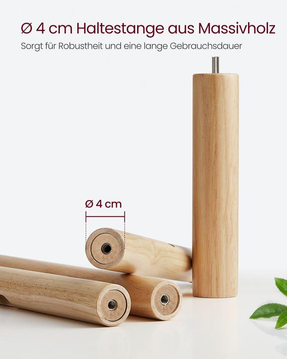 Image du produit Vasagle Portemanteau avec 8 crochets Nature