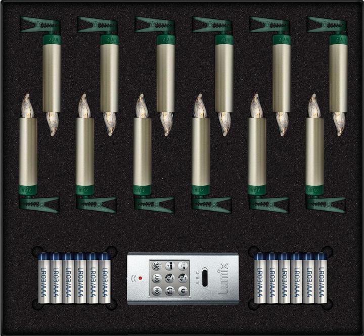 Actual product image Krinner LED Christmas tree candle Superlight Starter Set (12 x)