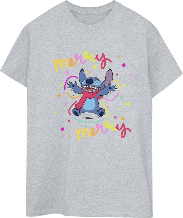 Disney Lilo & Stitch Merry Rainbow TShirt (S)