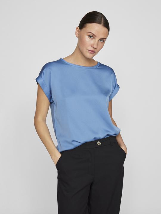 Actual product image Vila Round neckline top with short sleeves (34)