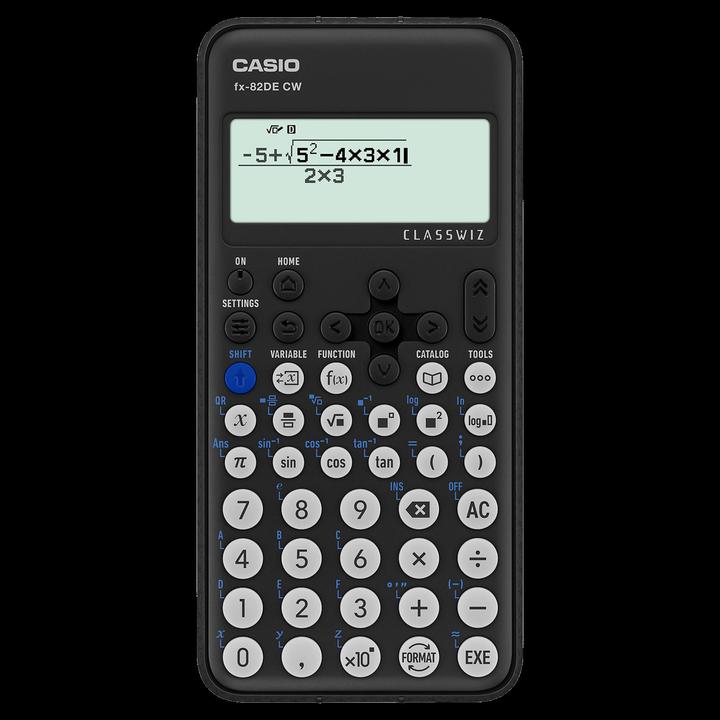 Actual product image Casio FX-82DE CW (Batteries)