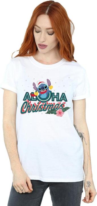 Produktbild Disney Lilo And Stitch Aloha Christmas TShirt (M)