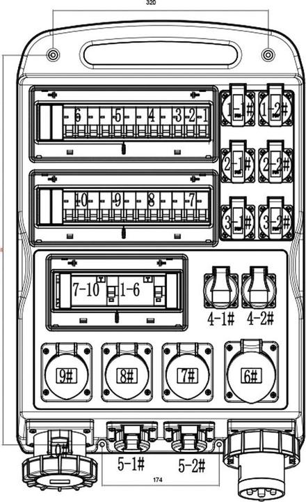 Produktbild Ekström SV634T256T235CEE (15 x, Typ 25, CEE, Typ 23)