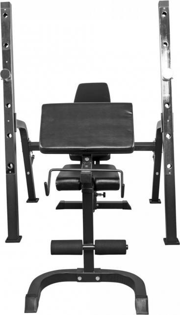 Produktbild Gorilla Sports Hantelbank mit separater Ablage