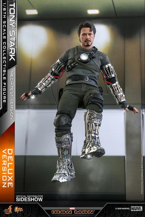 Produktbild Hot Toys Iron Man "Tony Stark - Mech Test - DLX Version" 1/6 Movie Masterpiece Actionfigur