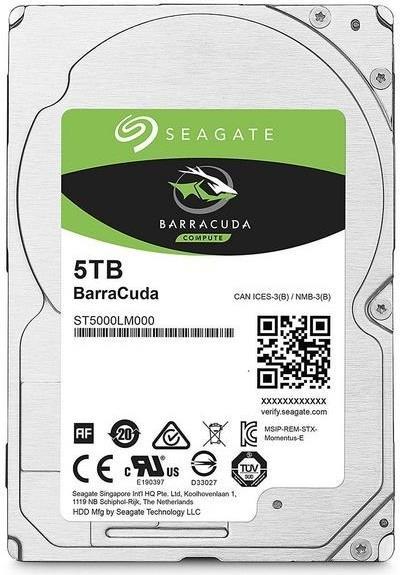 Actual product image Seagate Hard disk BarraCuda 5 TB 2.5" (5 TB, 2.5")