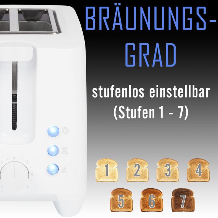 Produktbild Bomann TA 6065 CB Toaster weiss