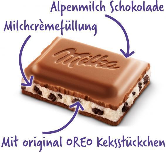 Produktbild Milka Tafelschokolade Oreo 100 g (100 g)