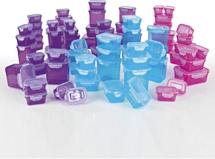 Gourmetmaxx 72er-Set Frischhaltedosen