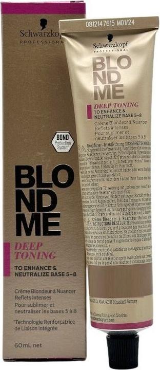 Produktbild Schwarzkopf Blondme - Deep Toning Deep Chestnut (Blond)