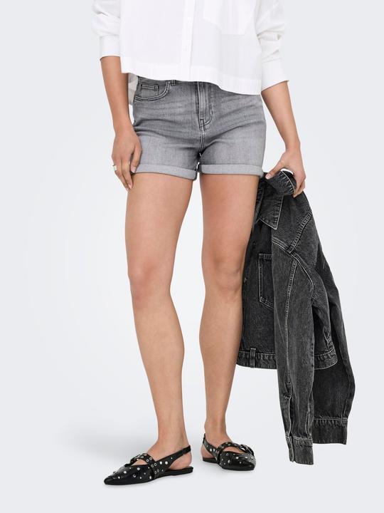 Produktbild Only ONLJOSEPHINE Hohe Taille Normal geschnitten Jeans-Shorts Jeans-Shorts (XL)