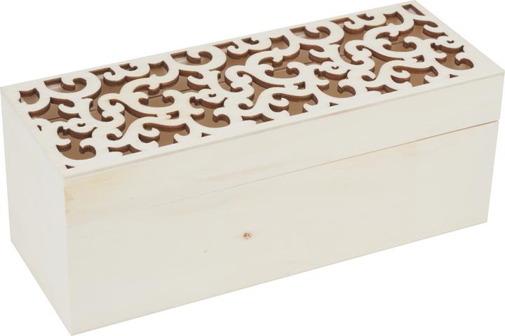 Produktbild VBS Holzschachtel "Ornament-Schnörkel"