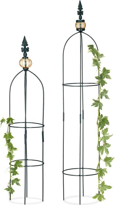 Immagine prodotto Relaxdays Set da 2 graticolati ad obelisco (19 cm, 19 cm)