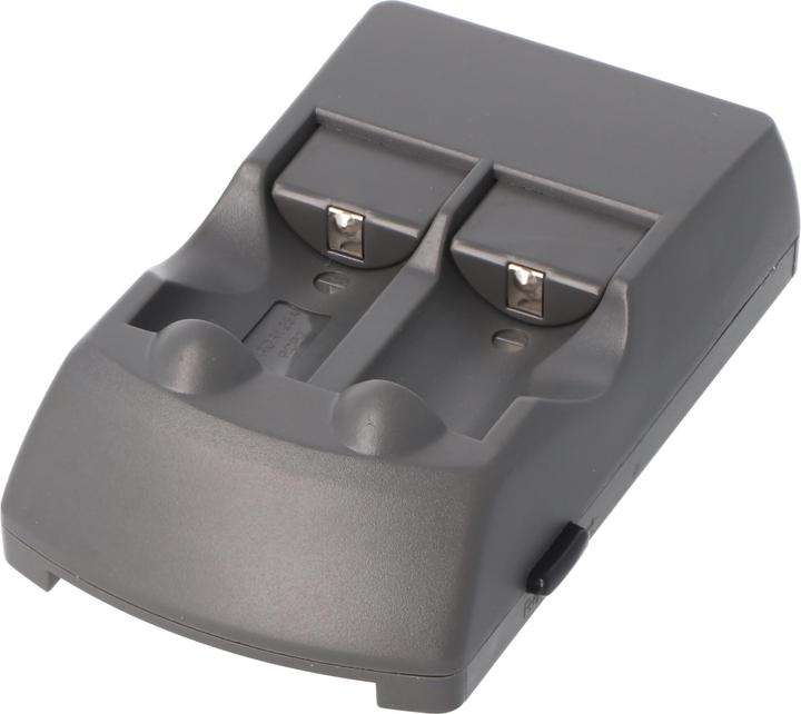 Immagine prodotto XCell Culla di ricarica adatta a 2 batterie CR123A e CR2, come estensione per il nostro caricatore R2CR5-2 (1 pz., Batteria + Caricabatterie)