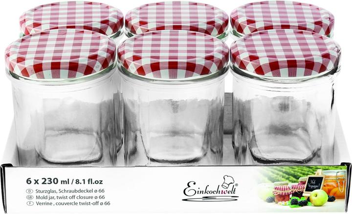 Einkochwelt Conservare i vasetti (6 pz., 0.23 l)