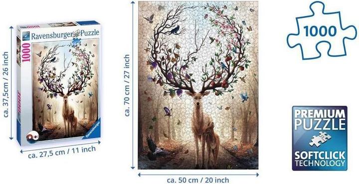Immagine prodotto Ravensburger Cervo magico (1000 pezzi)