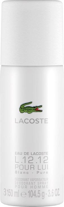 Image du produit Lacoste - L.12.12 Blanc Deodorant 150ml Spray (Spray, 150 ml)