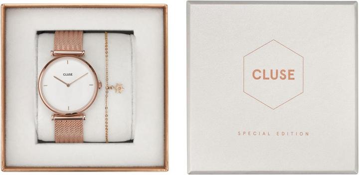 Image du produit Cluse Boîte cadeau Triomphe Mesh Rosé (Montre analogique, 33 mm)