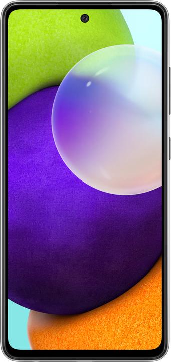 Actual product image Samsung Galaxy A52 EU (128 GB, Black, 6.50", Hybrid Dual SIM, 64 Mpx, 4G)