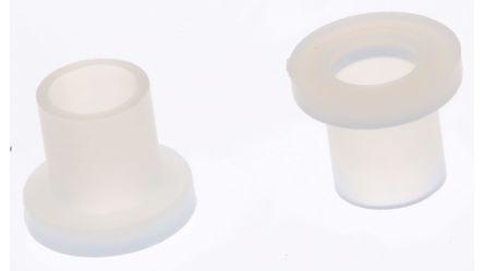 Actual product image Rs Pro Insulating bushes, Ø M3, inner Ø 3.1mm x 4mm, L. 4mm, D. 6.2mm, Nylon