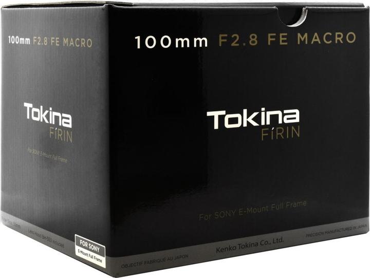 Actual product image Tokina Firin 100mm f/2.8 AF (Sony E, full size)