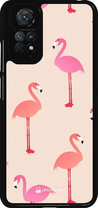 Produktbild PhoneLook Hülle Pink Flamingos Pattern (Oppo A11s, Xiaomi Redmi Note 11)