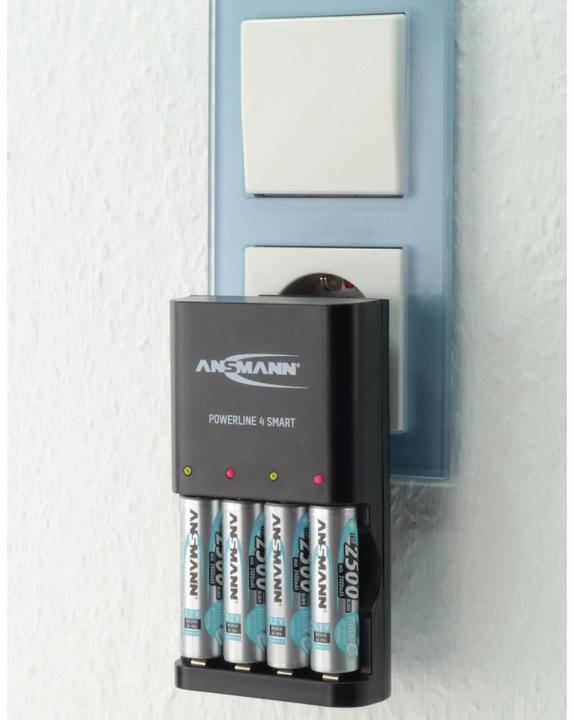Image du produit Ansmann Chargeur de batterie Powerline NiMH/NiCD Mignon AA/Micro AAA (1 pcs, Batterie)