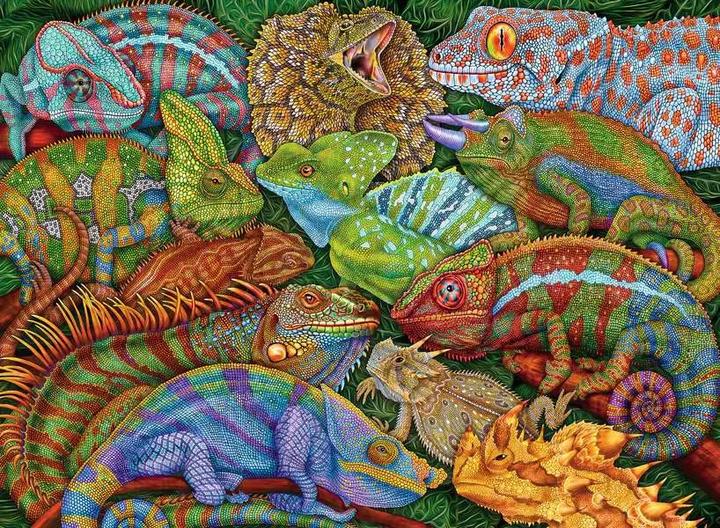 Immagine prodotto Ravensburger Puzzle per bambini - 12004103 Affascinanti rettili - puzzle per bambini dai 9 anni in su, con (300 pezzi)