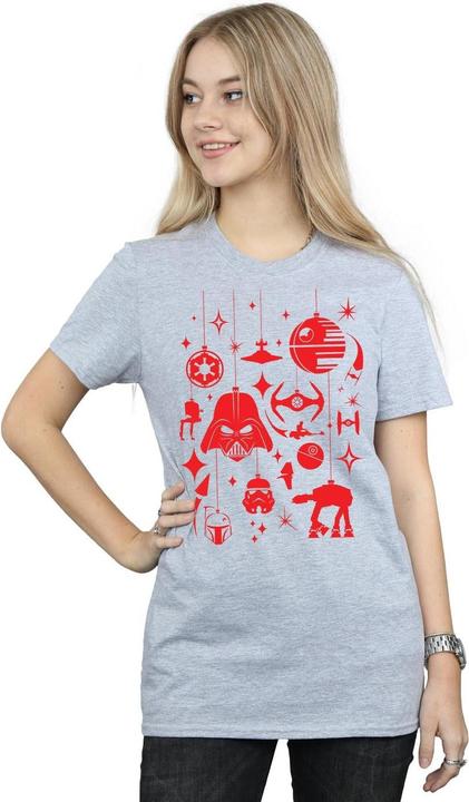 Produktbild Star Wars Christmas Decorations TShirt (L)